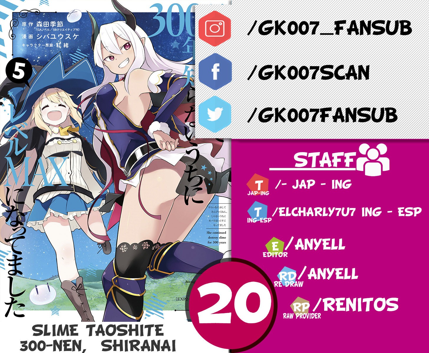 Read Slime Taoshite 300-nen, Shiranai Uchi ni Level Max ni Nattemashita (ES) Manga Online