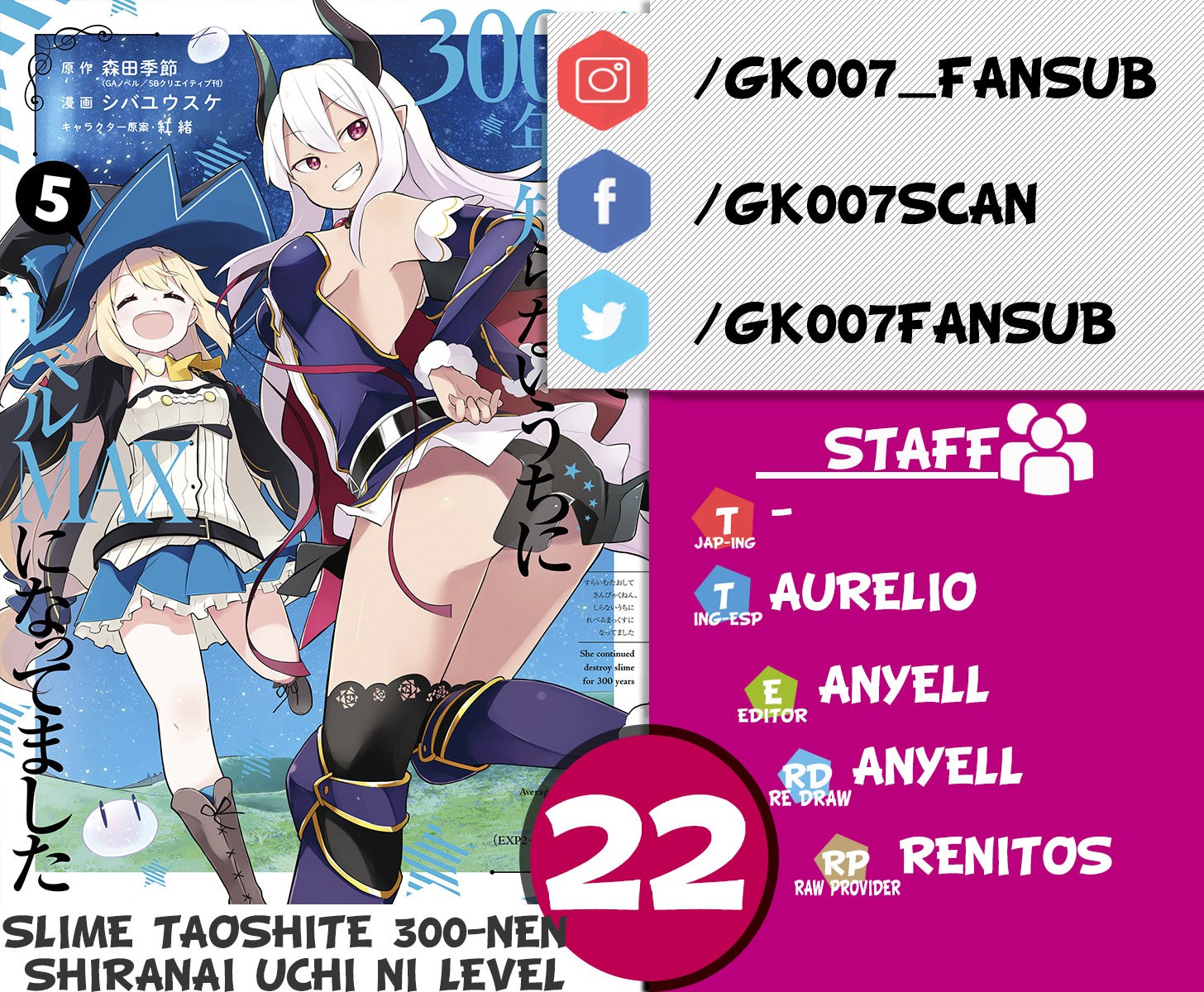Read Slime Taoshite 300-nen, Shiranai Uchi ni Level Max ni Nattemashita (ES) Manga Online
