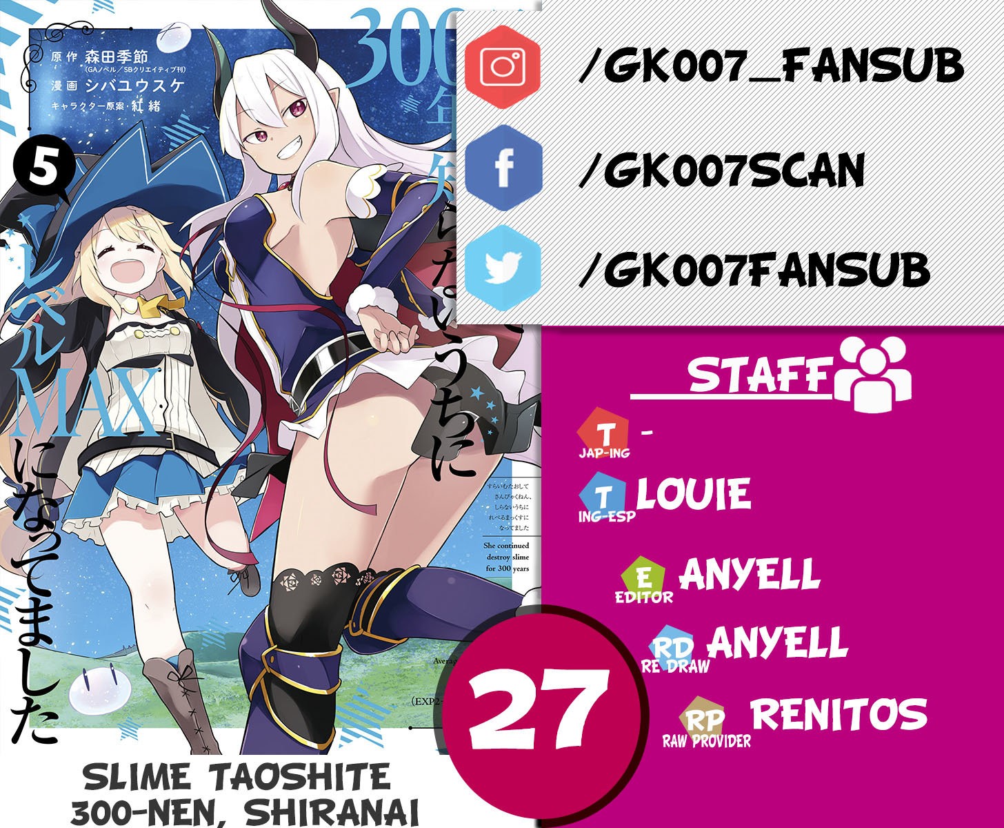 Read Slime Taoshite 300-nen, Shiranai Uchi ni Level Max ni Nattemashita (ES) Manga Online