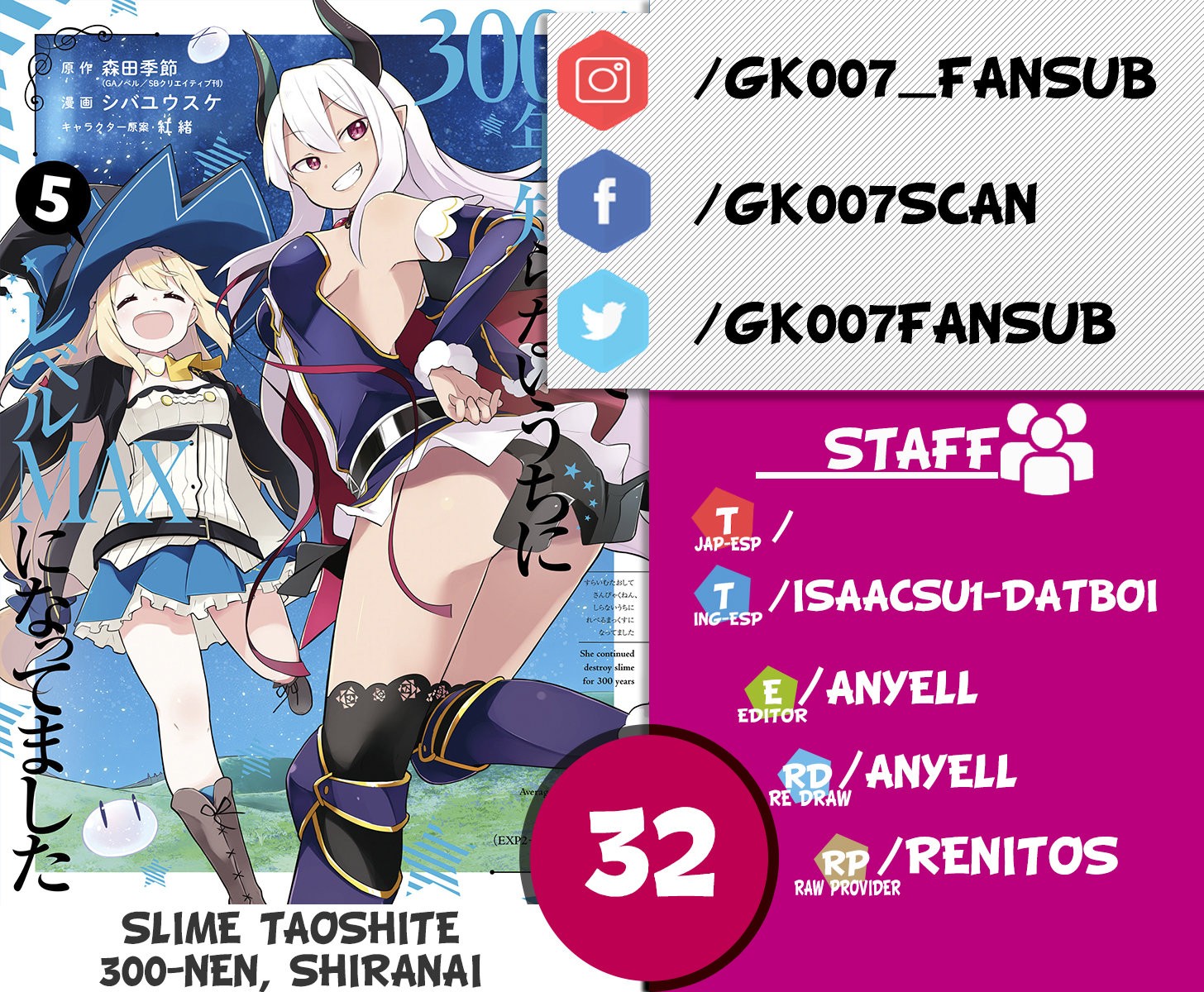 Read Slime Taoshite 300-nen, Shiranai Uchi ni Level Max ni Nattemashita (ES) Manga Online