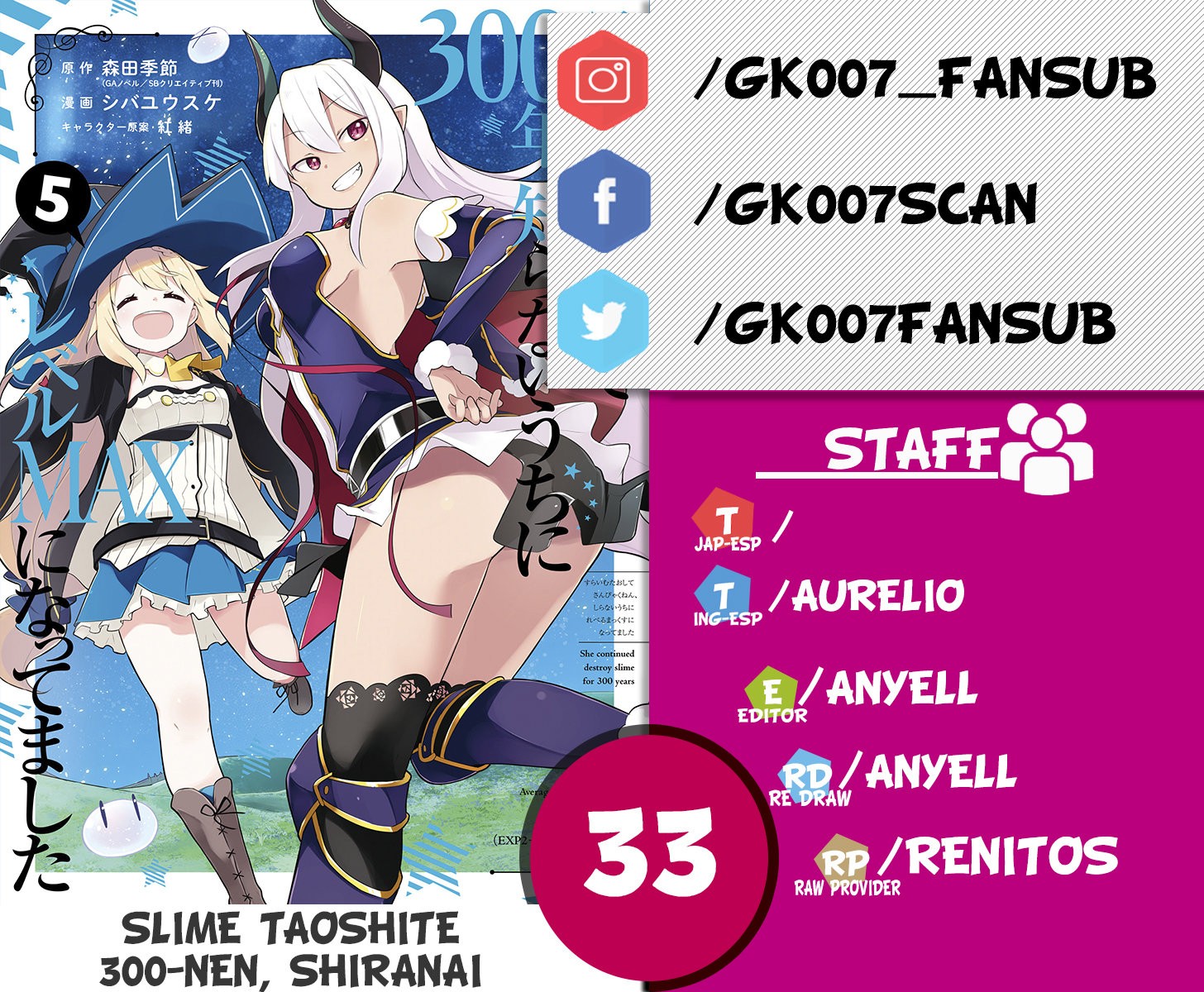 Read Slime Taoshite 300-nen, Shiranai Uchi ni Level Max ni Nattemashita (ES) Manga Online