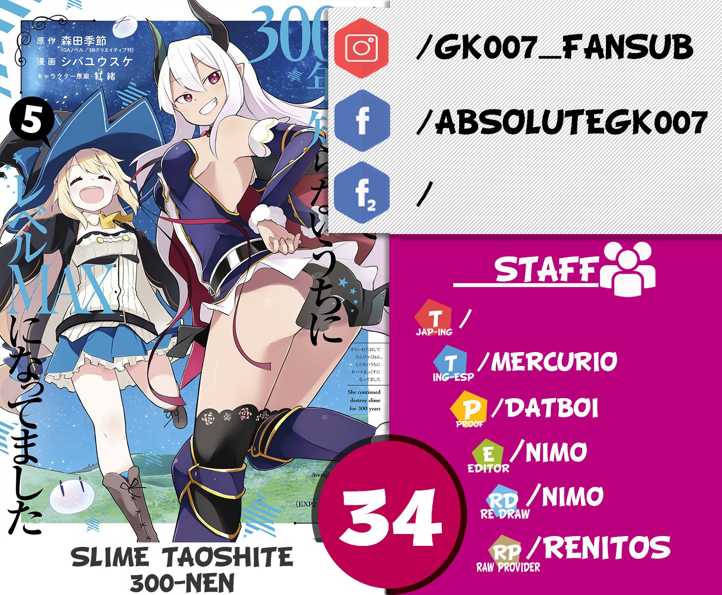 Read Slime Taoshite 300-nen, Shiranai Uchi ni Level Max ni Nattemashita (ES) Manga Online