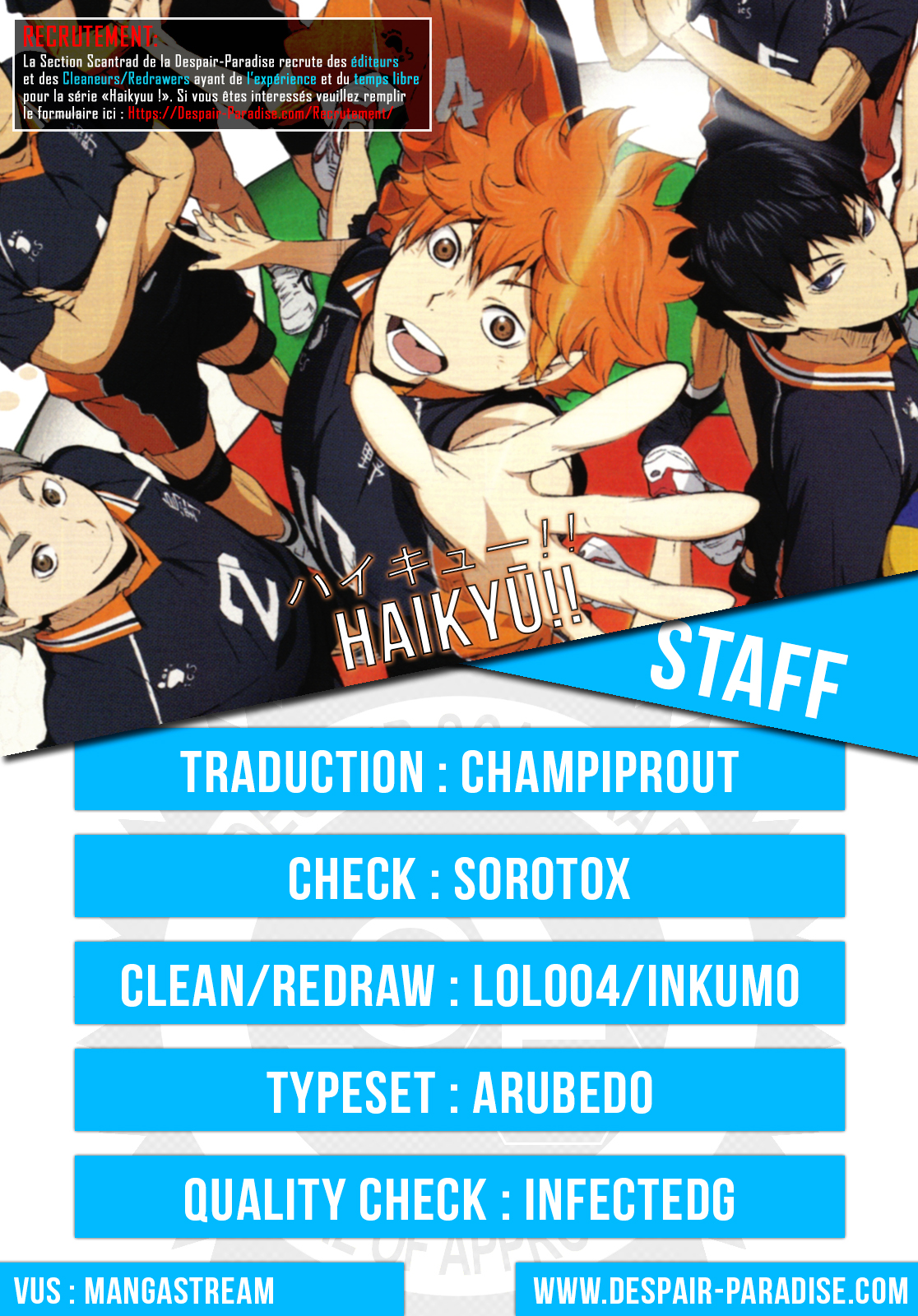 Read Haikyuu (FR) Manga Online