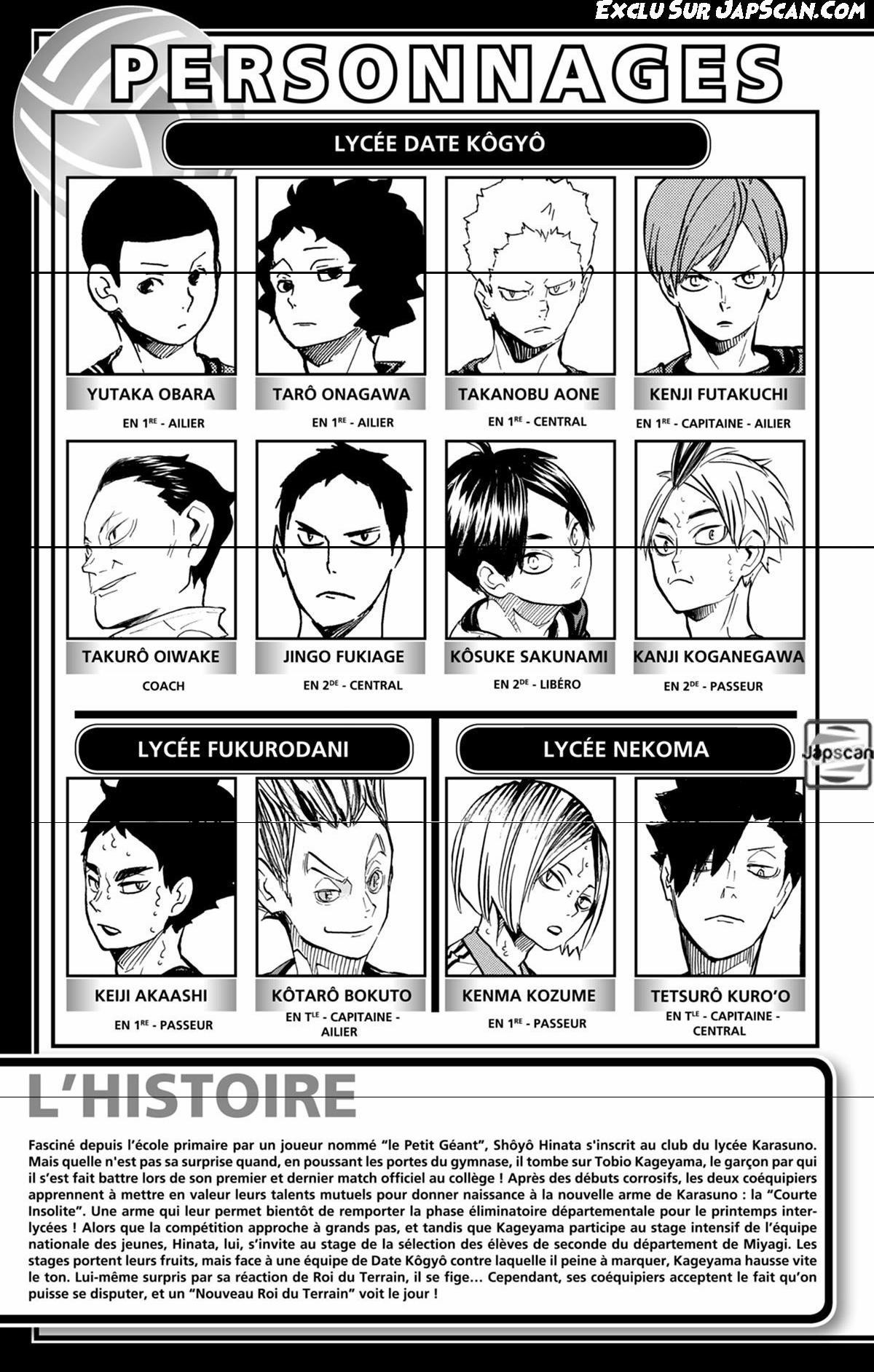 Read Haikyuu (FR) Manga Online