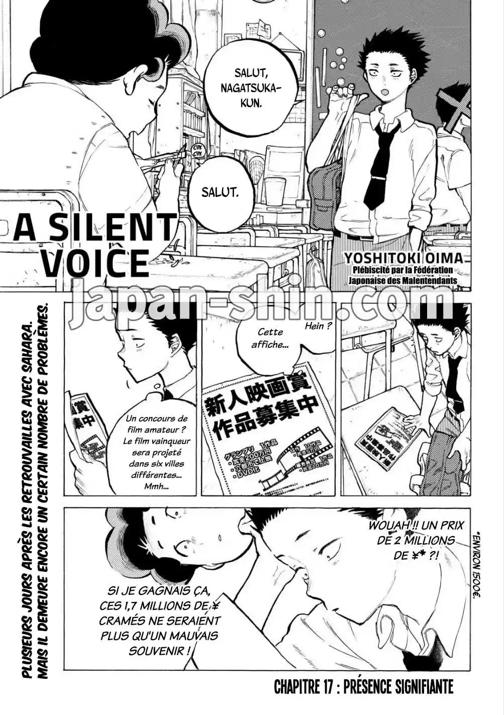 Read Koe no Katachi (FR) Manga Online