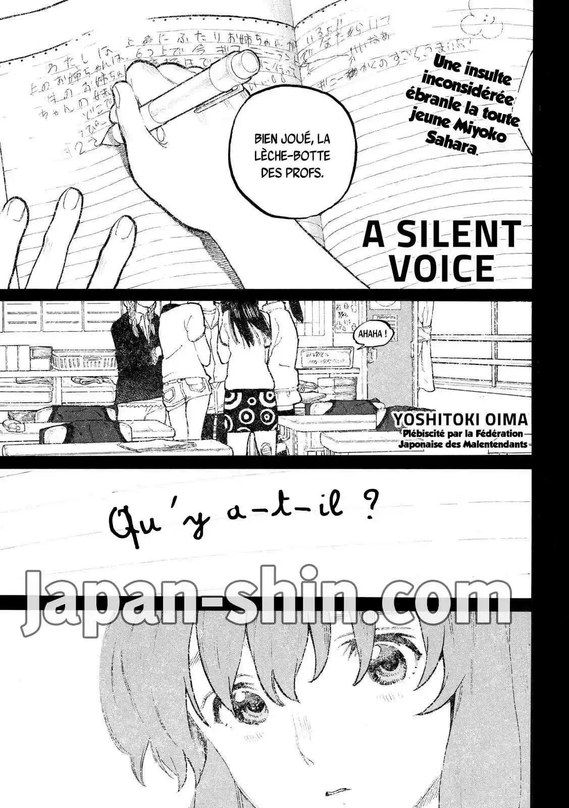 Read Koe no Katachi (FR) Manga Online