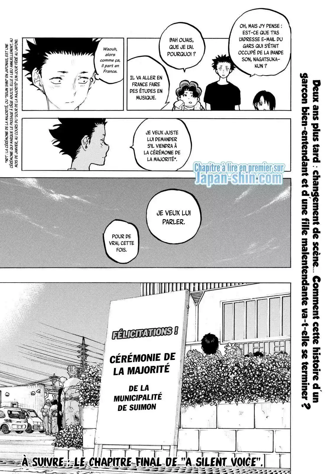 Read Koe no Katachi (FR) Manga Online