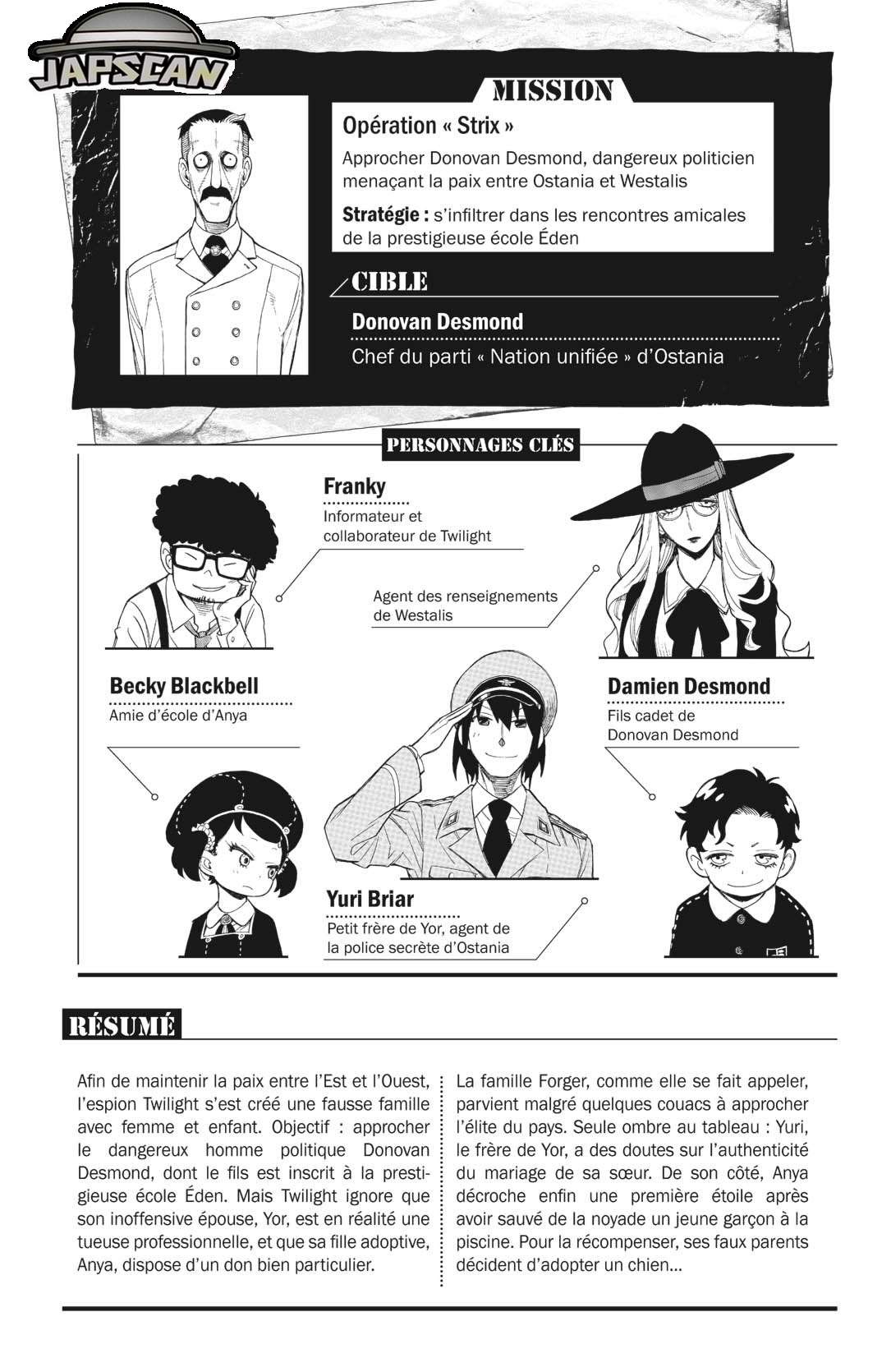 Read Spy X FamilyFR Manga Online