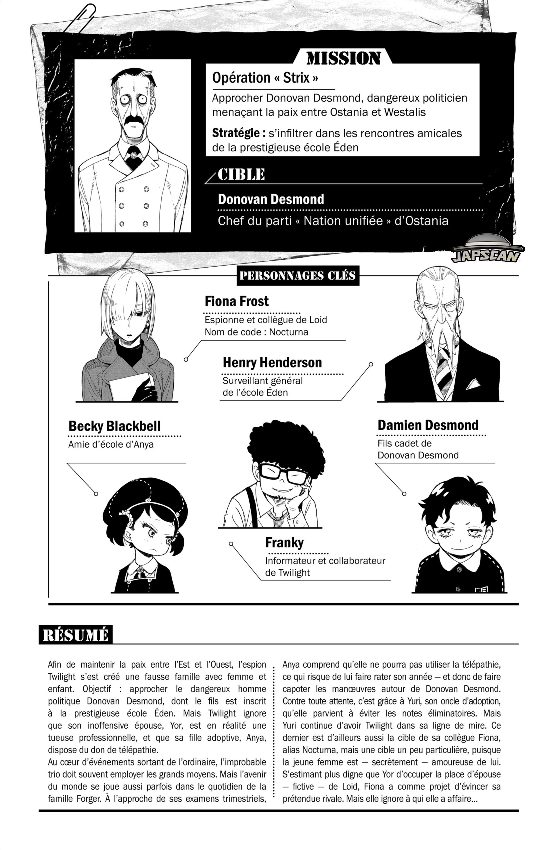 Read Spy X FamilyFR Manga Online