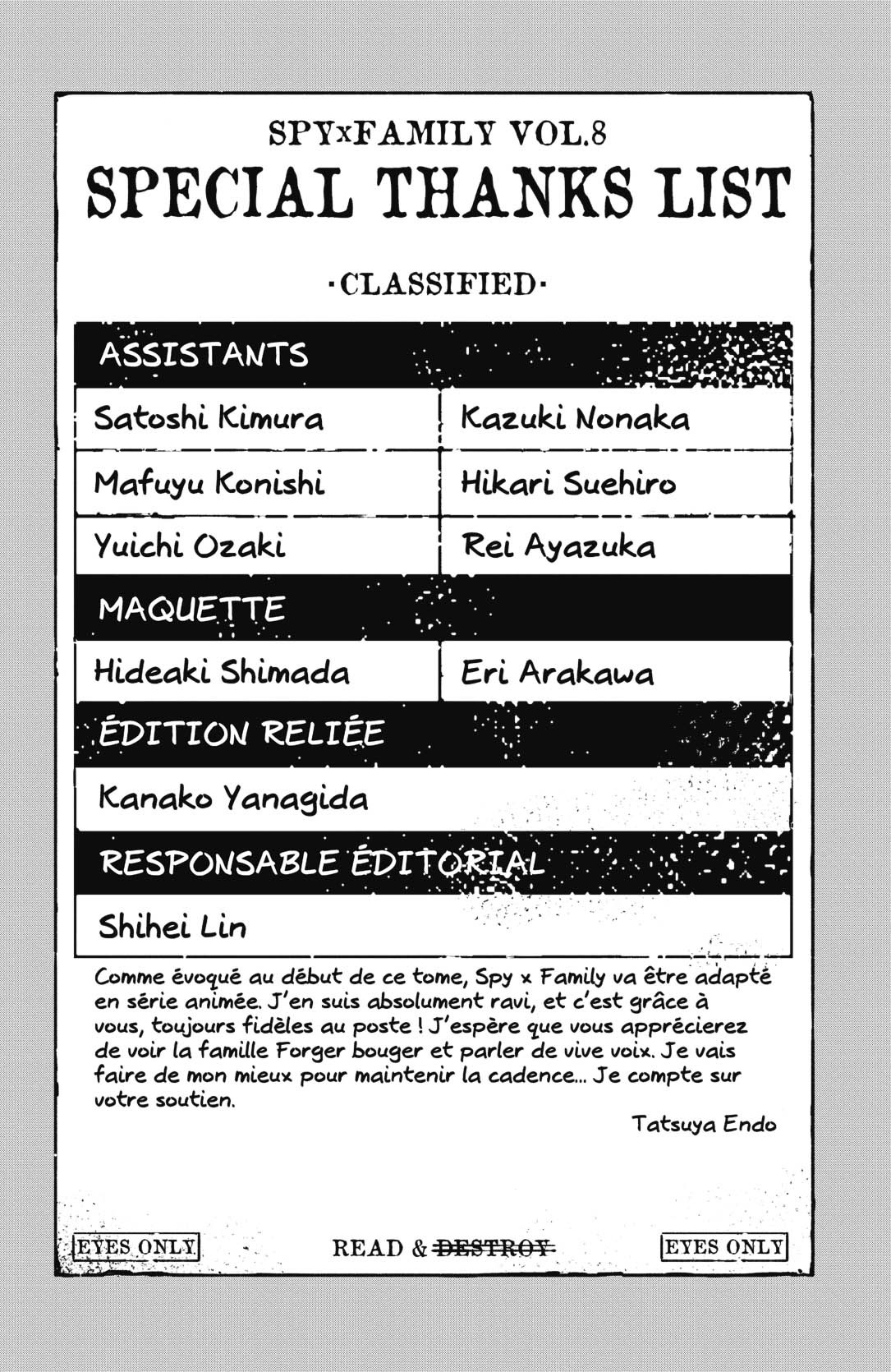 Read Spy X FamilyFR Manga Online
