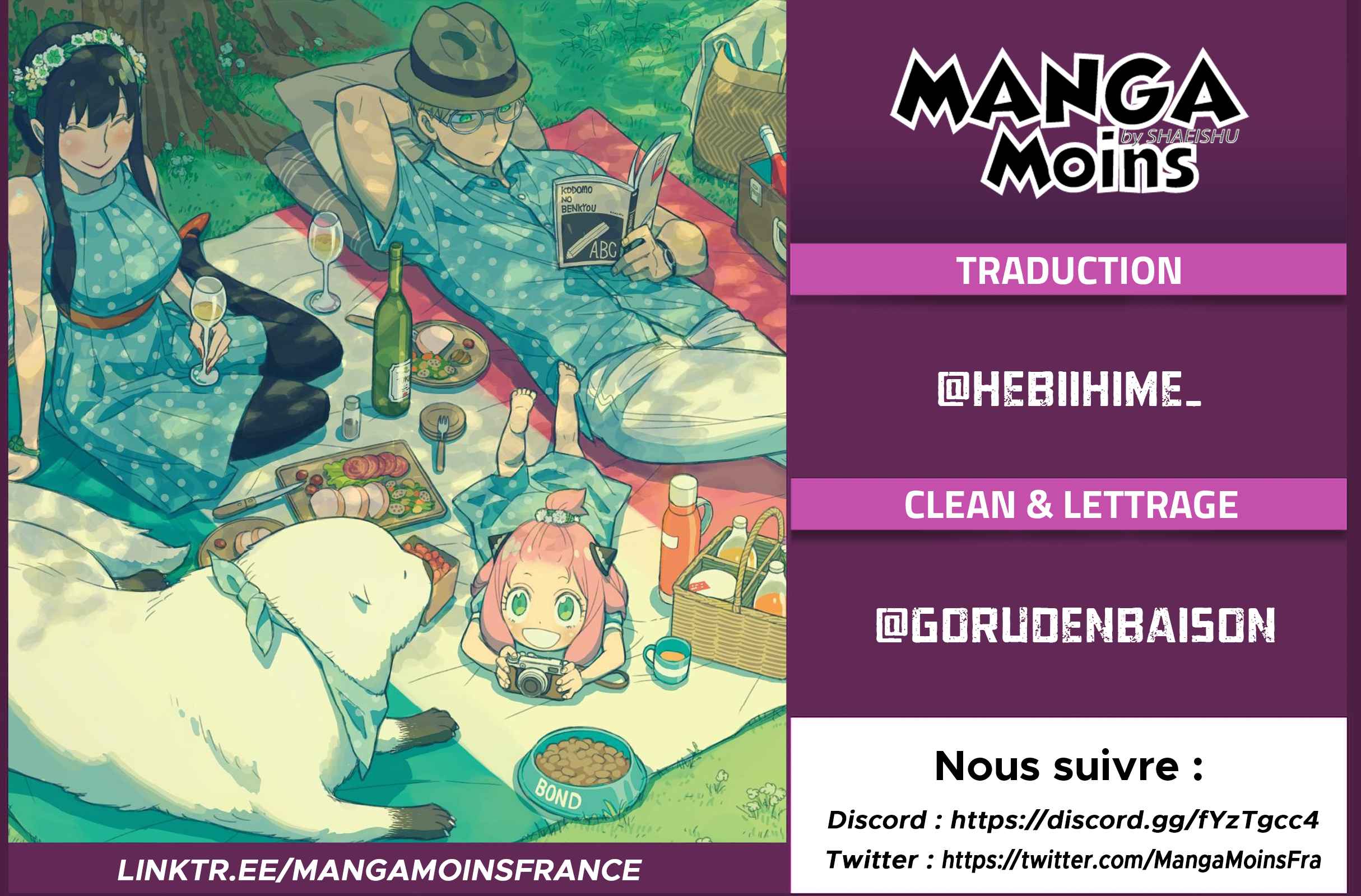 Read Spy X FamilyFR Manga Online