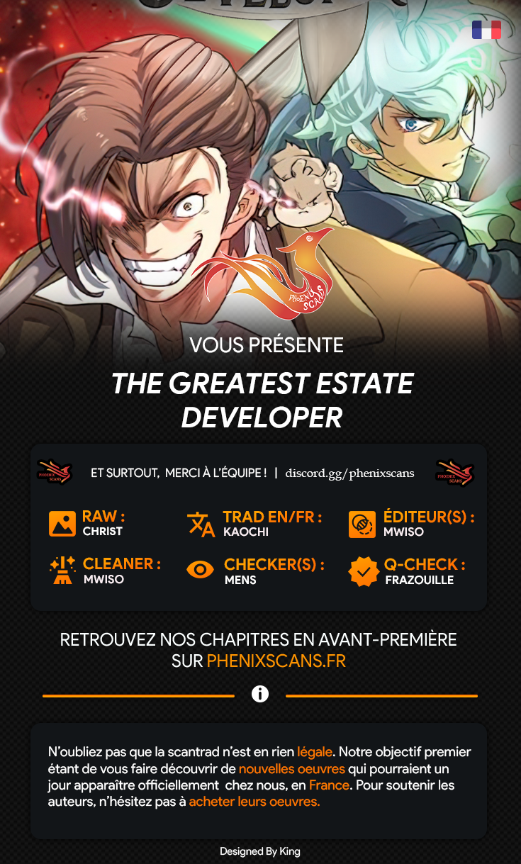 Read The Greatest Estate Developer (FR) Manga Online