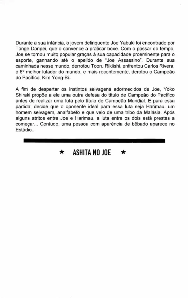 Read Ashita no Joe (PT) Manga Online