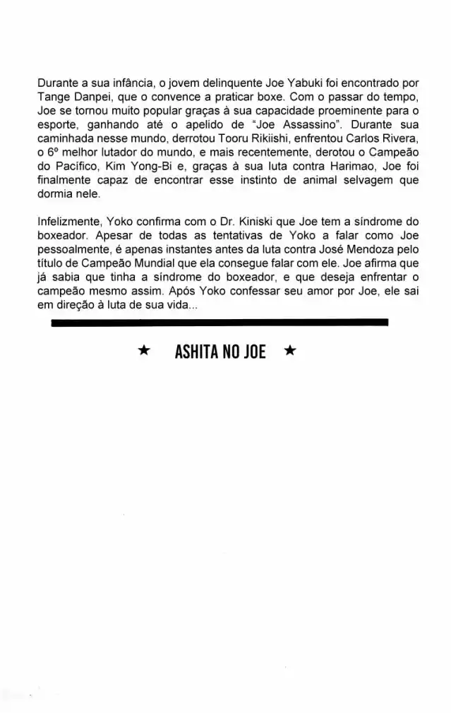 Read Ashita no Joe (PT) Manga Online