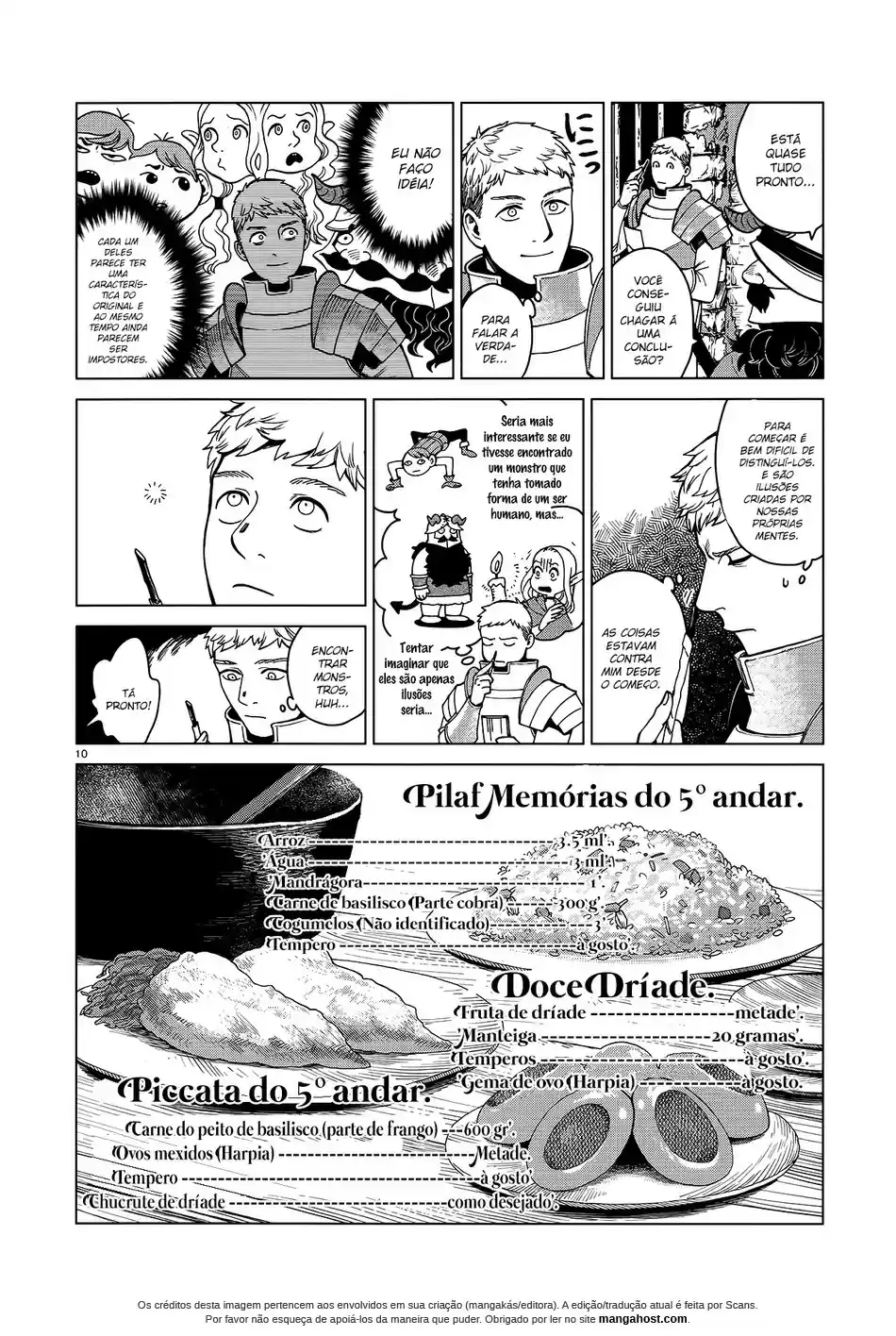 Read Dungeon Meshi (PT) Manga Online