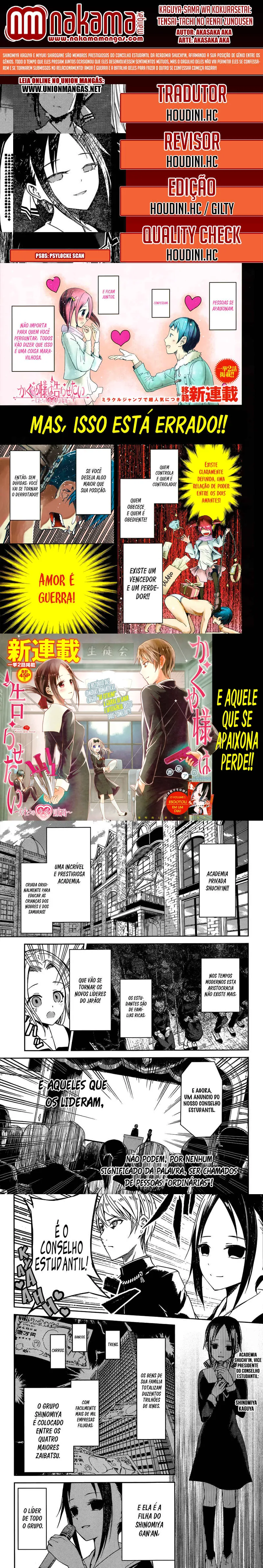 Read Kaguya-sama_ Love Is War (PT) Manga Online