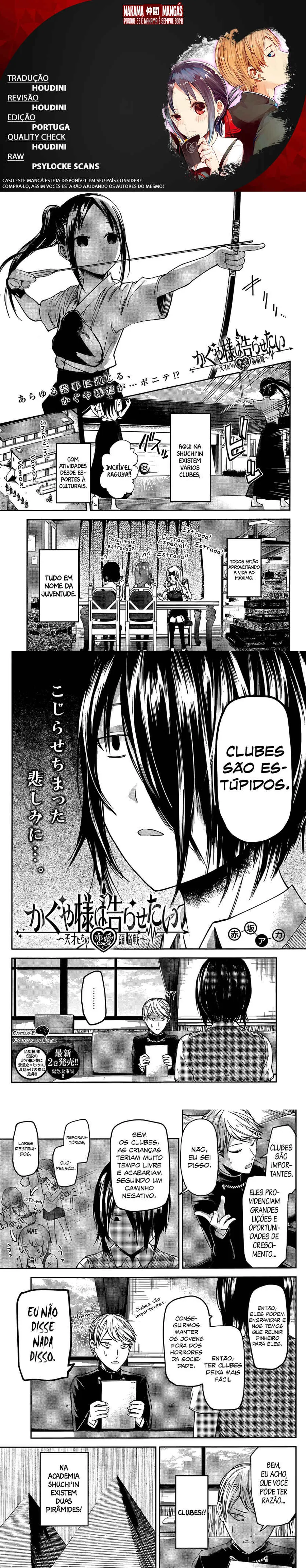 Read Kaguya-sama_ Love Is War (PT) Manga Online
