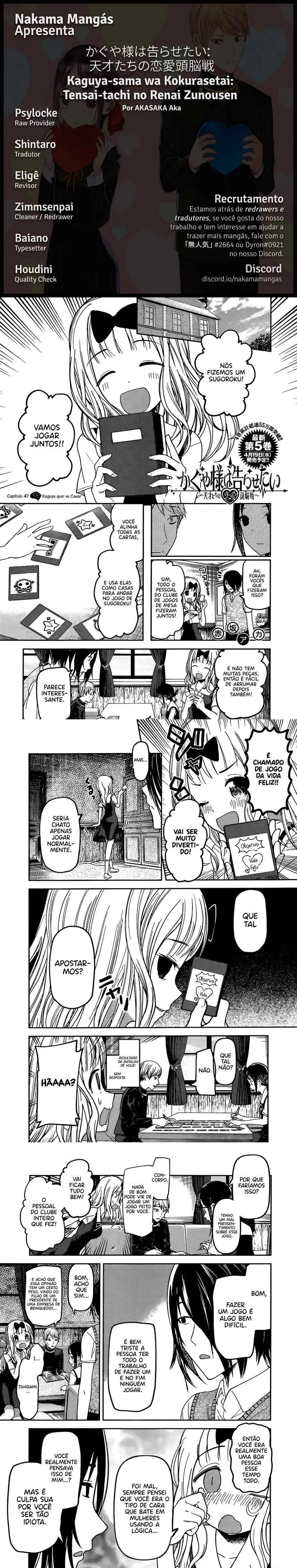 Read Kaguya-sama_ Love Is War (PT) Manga Online