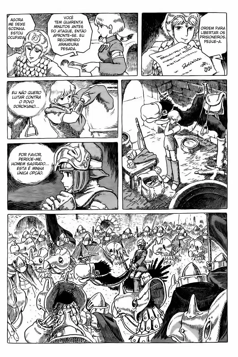 Read Kaze no Tani no Nausicaä (PT) Manga Online
