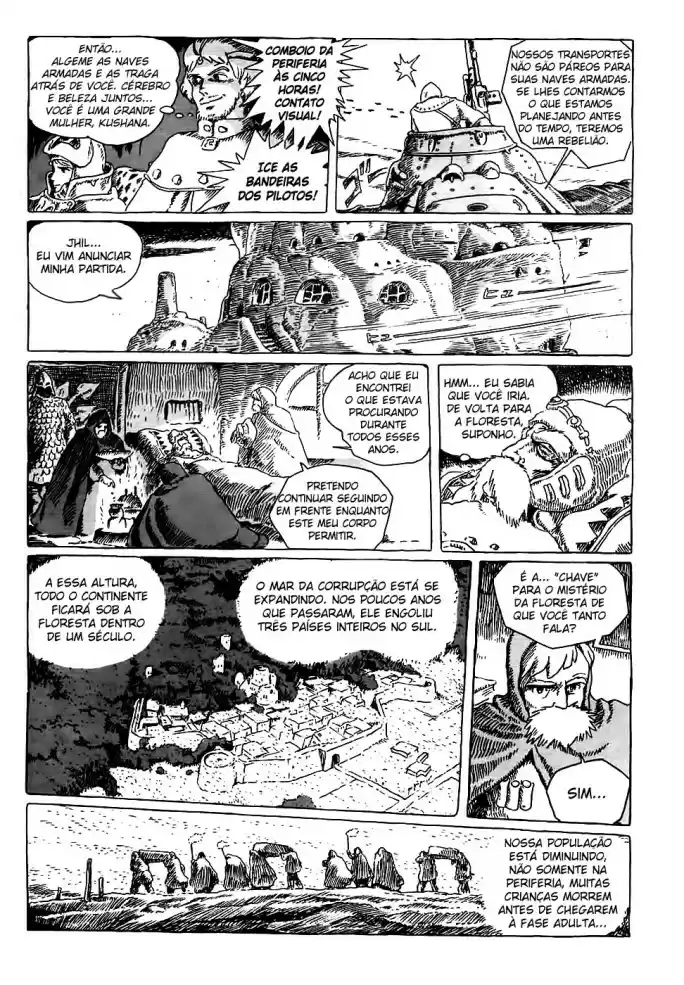 Read Kaze no Tani no Nausicaä (PT) Manga Online