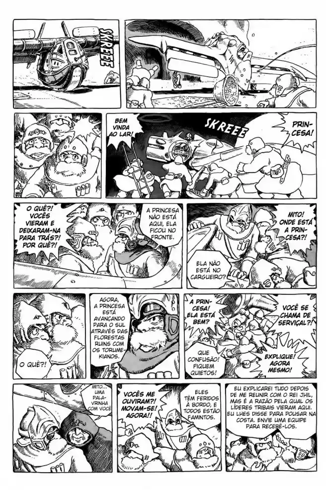 Read Kaze no Tani no Nausicaä (PT) Manga Online
