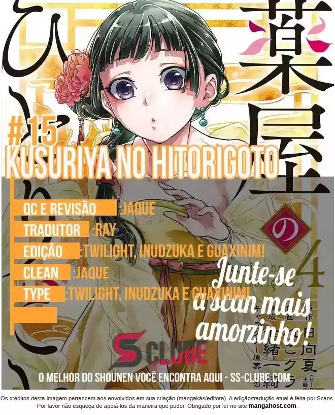 Read Kusuriya no Hitorigoto (PT) Manga Online
