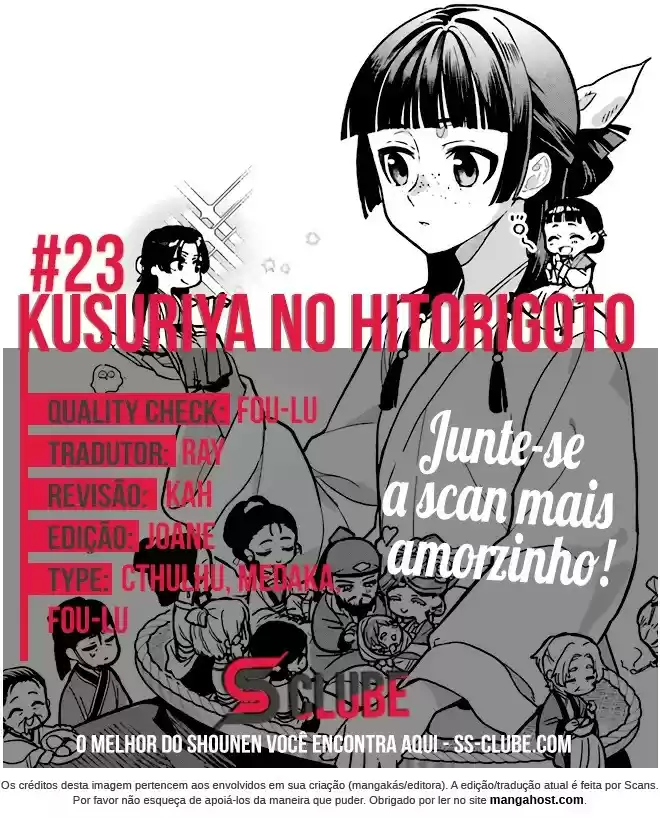 Read Kusuriya no Hitorigoto (PT) Manga Online