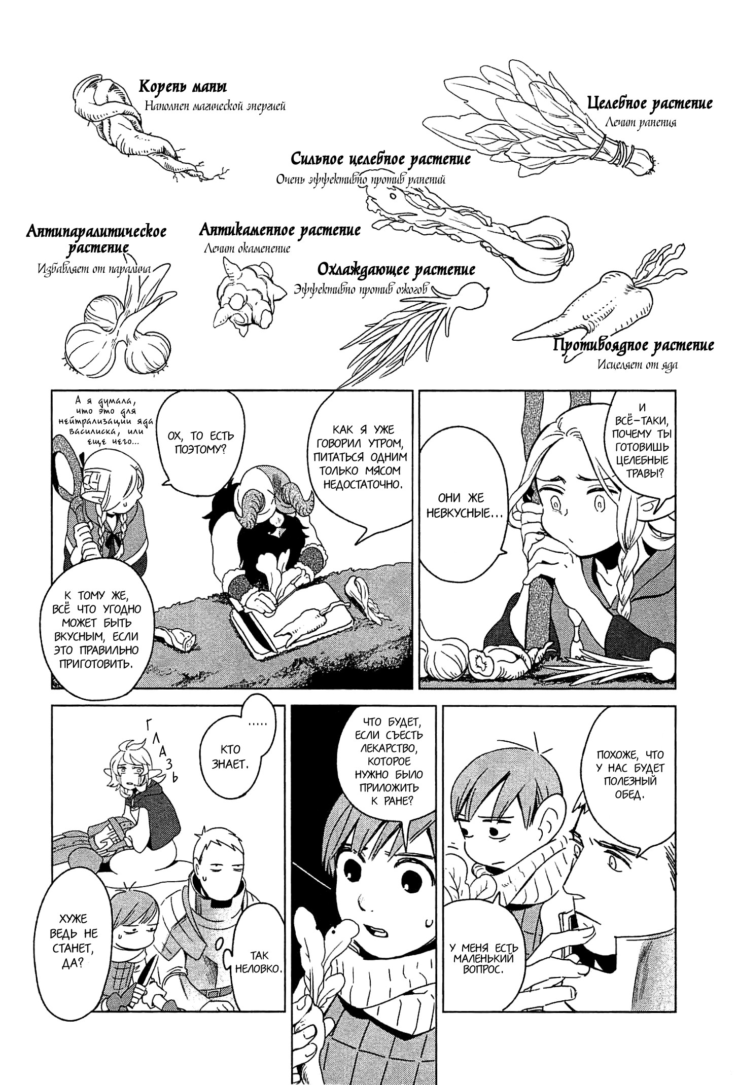 Read Подземелье вкусностей Manga Online