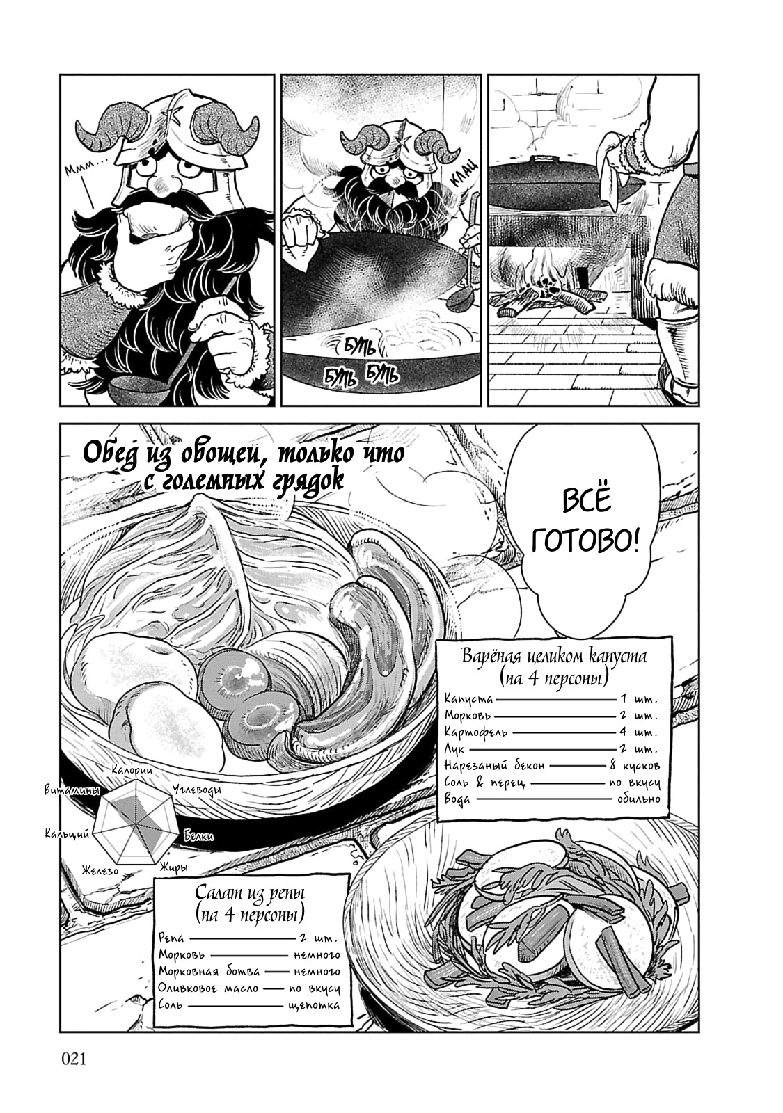 Read Подземелье вкусностей Manga Online