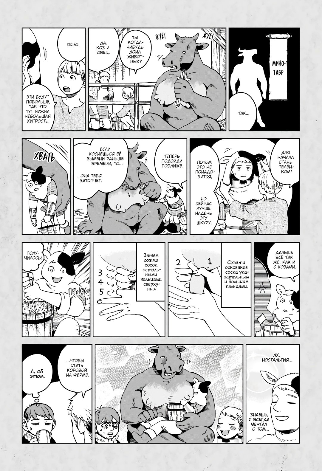 Read Подземелье вкусностей Manga Online